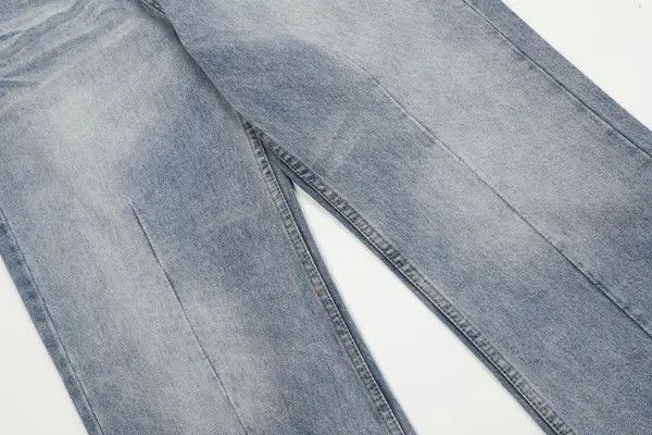 Vintage American men's retro cleanfit slim casual loose flared jeans Size US 32 / EU 48 - 4 Thumbnail