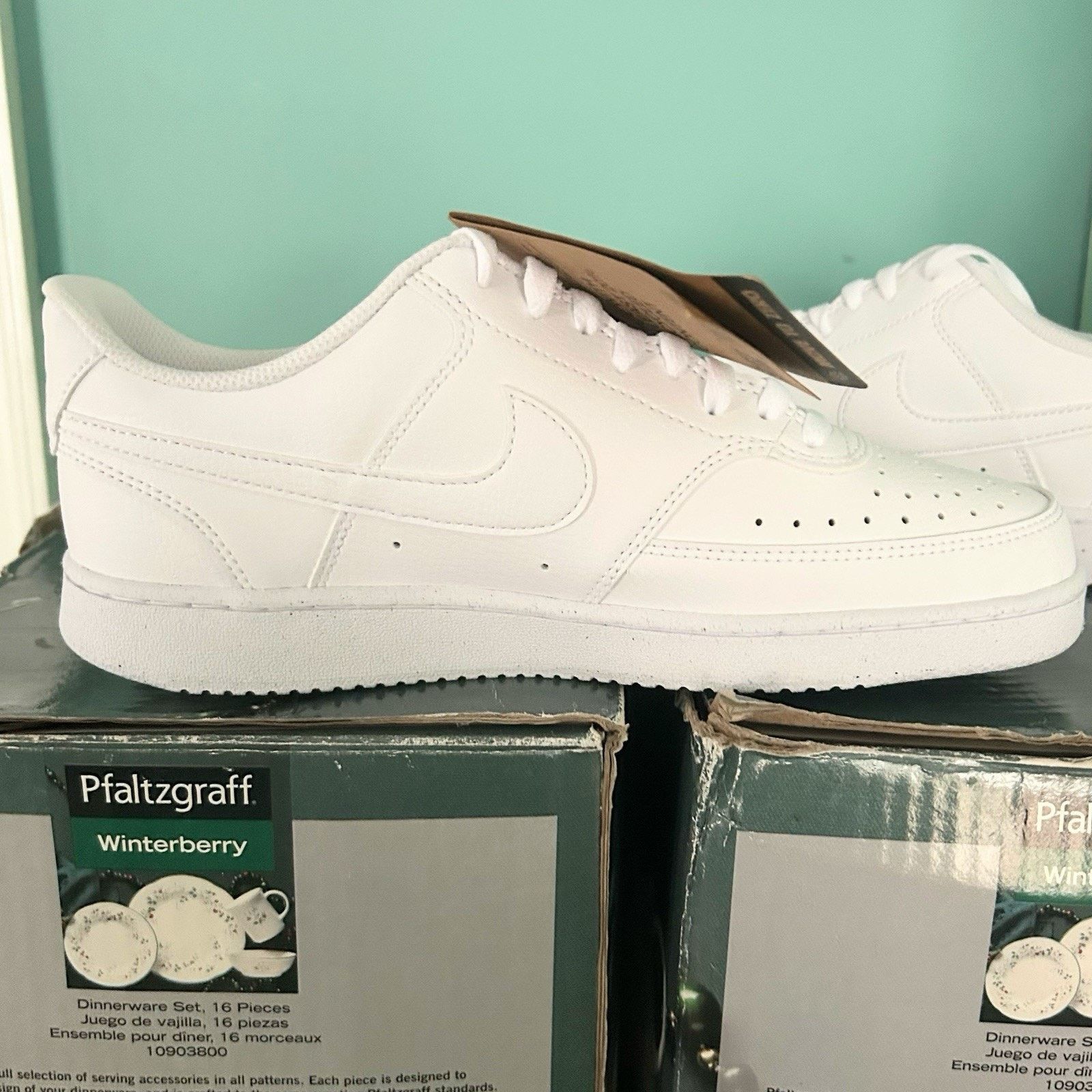Nike Nike Court Vision Low Next Nature Sneaker White Men's 8.5 Size US 8.5 / EU 41-42 - 6 Thumbnail