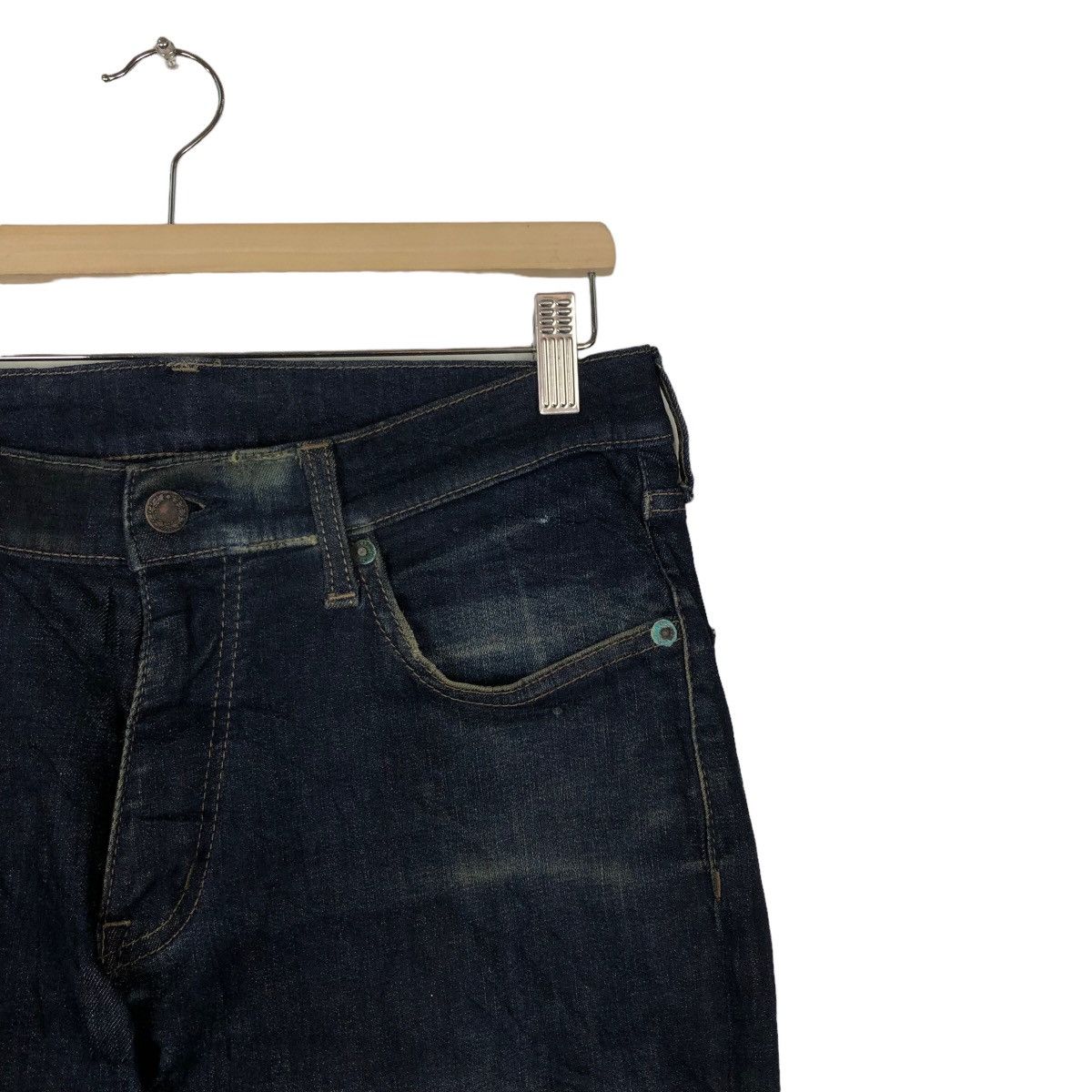 Japanese Brand 🔥90’s Rare Denim Jeans Inspire Rick Owens Size US 32 / EU 48 - 5 Thumbnail