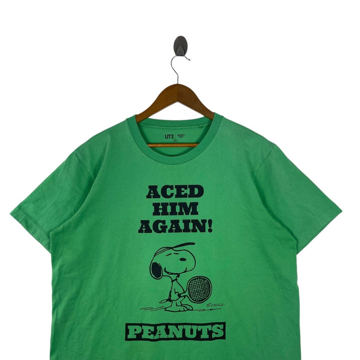 Cartoon Network Uniqlo Japan X Snoopy Peanuts Tee Shirt Size US XL / EU 56 / 4 - 2 Thumbnail