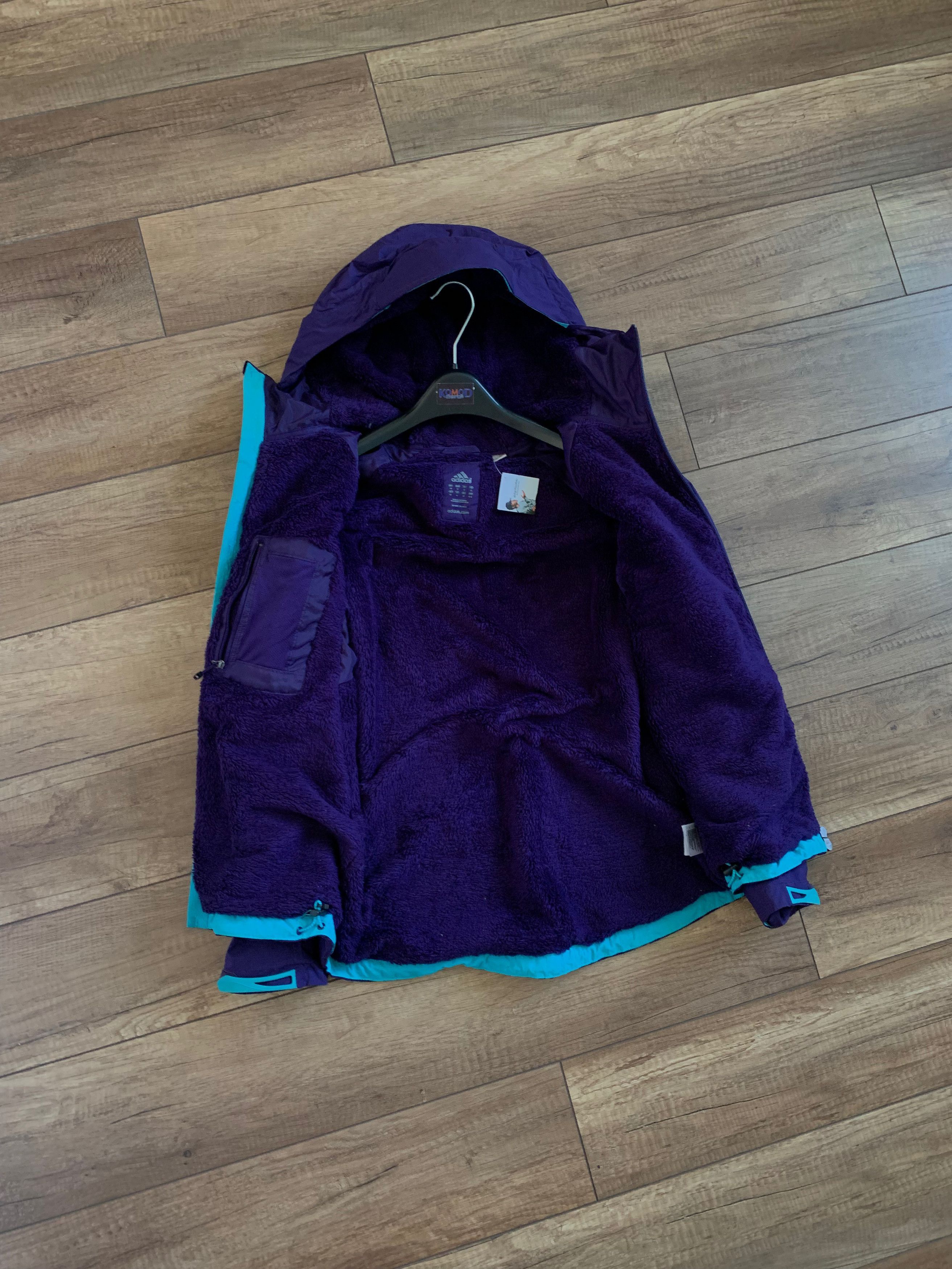 Adidas Adidas Climaproof Terrex Waterproof Fleece Hooded Jacket Size M / US 6-8 / IT 42-44 - 6 Thumbnail
