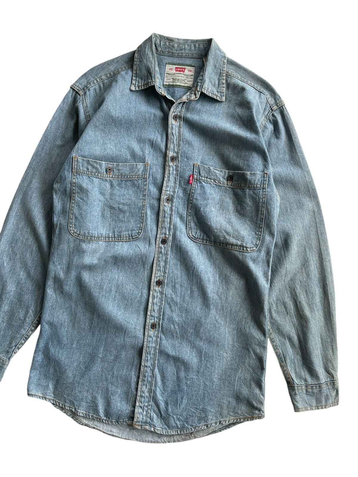 Levi's Vintage Levis Denim Button Up Shirts Size US XS / EU 42 / 0 - 5 Thumbnail