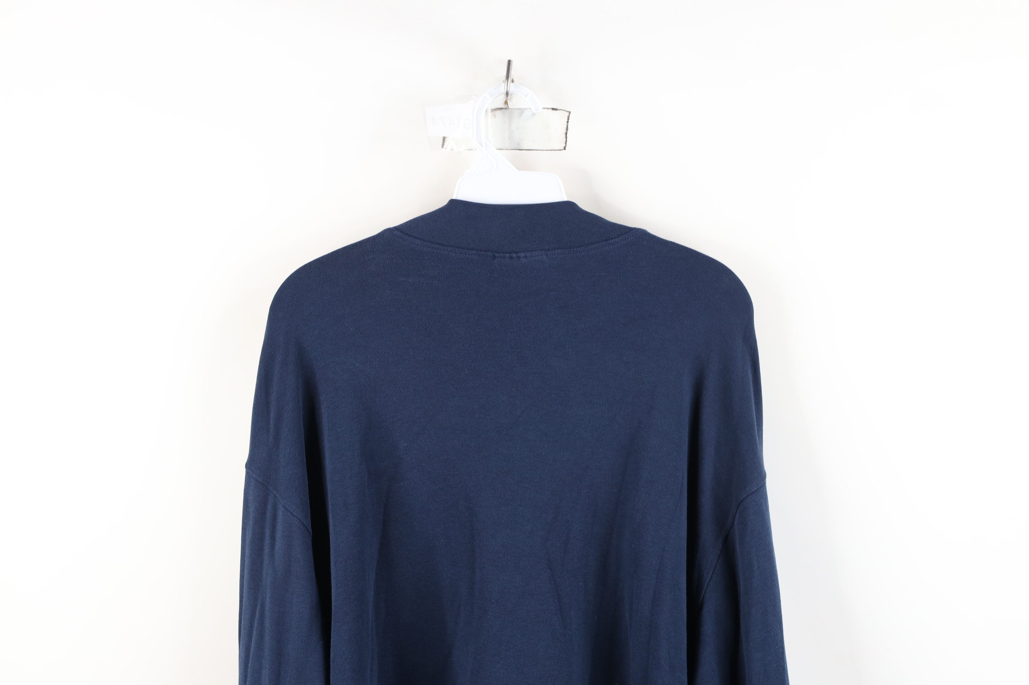 Vintage Vintage 90s Streetwear Mock Neck Long Sleeve T-Shirt USA Size US XXL / EU 58 / 5 - 13 Thumbnail