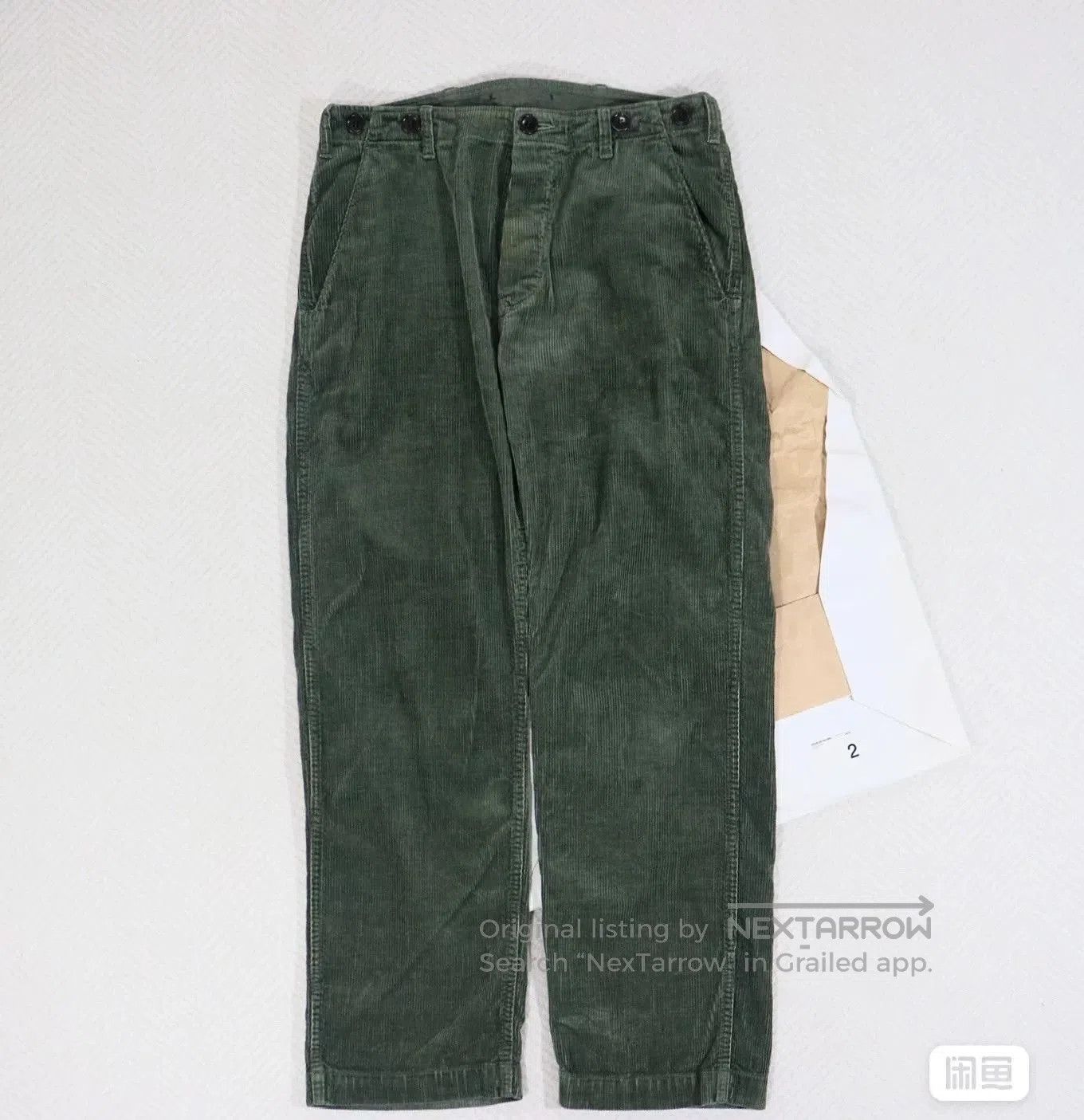 Visvim visvim Battalion Wale Corduroy Pants. Size US 42 / EU 58 - 2 Thumbnail