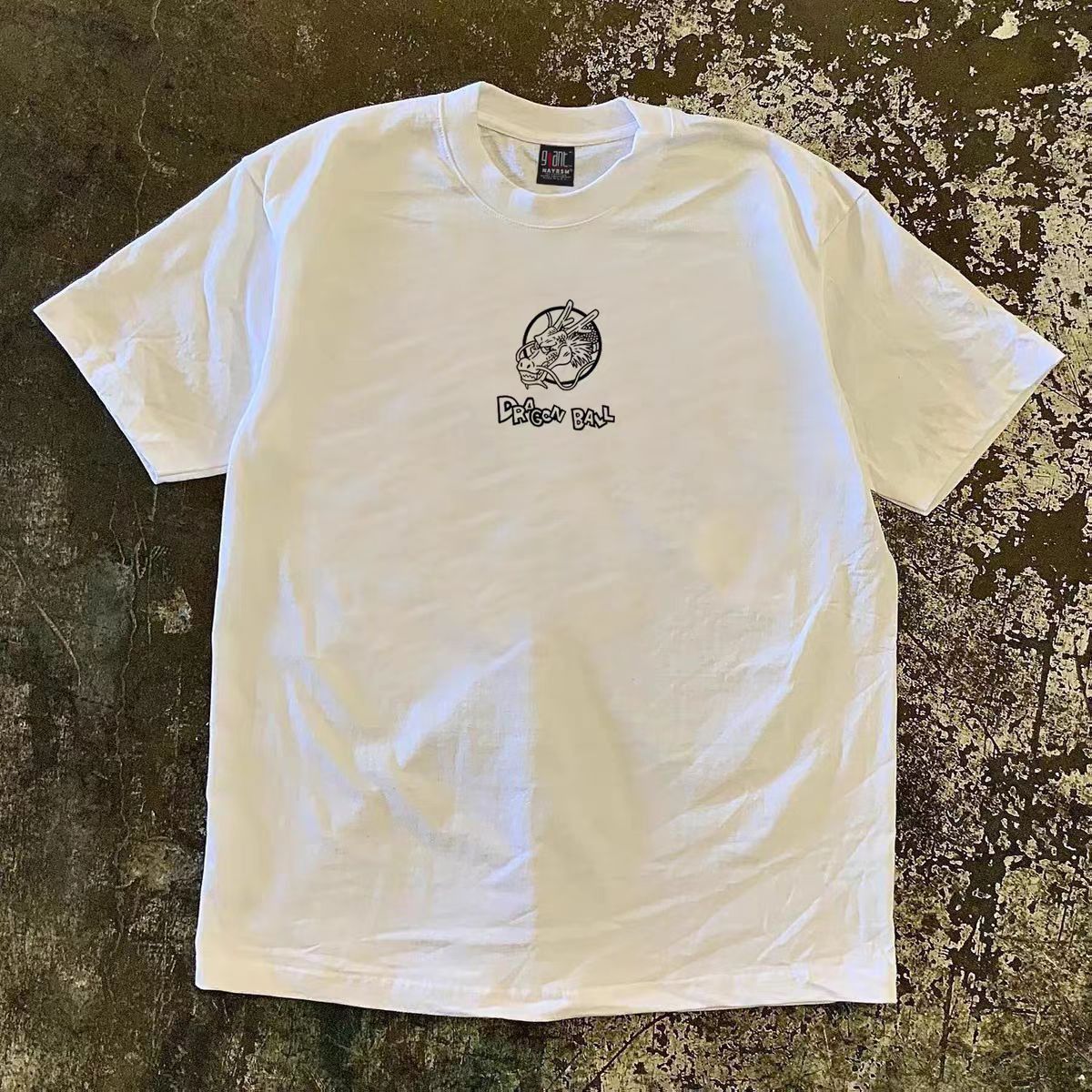 Vintage White street washed retro dragon ball print t-shirt Size US L / EU 52-54 / 3 - 2 Thumbnail