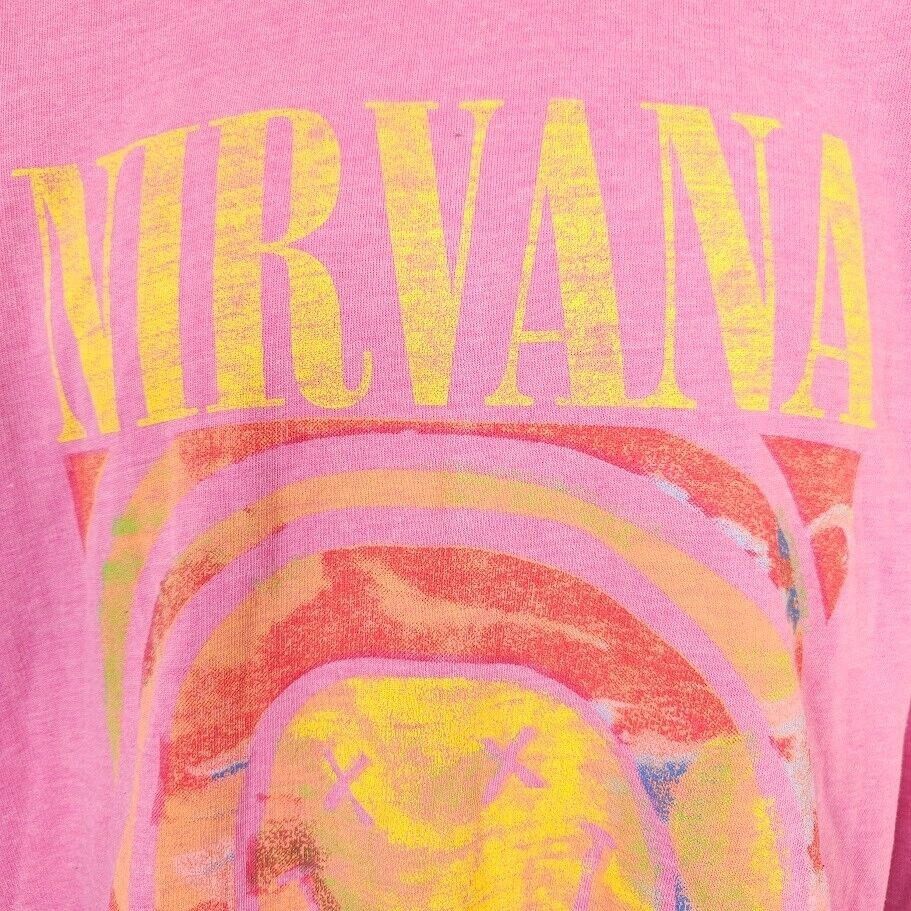 Nirvana Nirvana Sweatshirt Mens Size Small Pink OVERSIZED Fit 90s Size US S / EU 44-46 / 1 - 2 Thumbnail