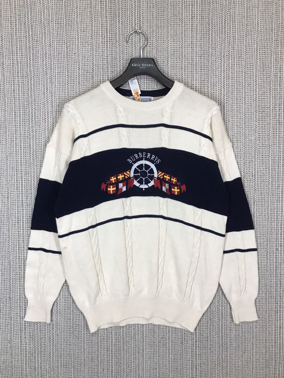 Burberry × Designer × Vintage ‼️VINTAGE BURBERRY SPELL OUT KNIT 