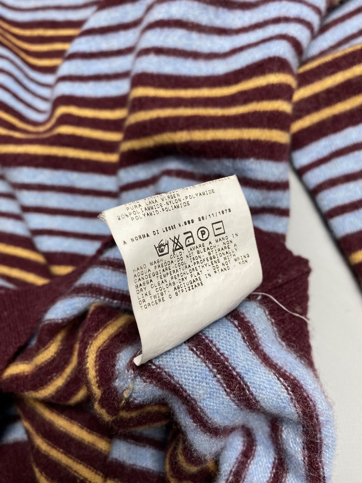 Dolce & Gabbana Dolce Gabbana Vintage stripped wool sweater size L Size L / US 10 / IT 46 - 6 Thumbnail