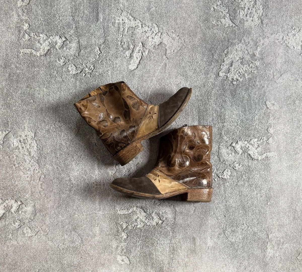 MOMA 38.5 wester cowboy shoes boots avantgarde retro