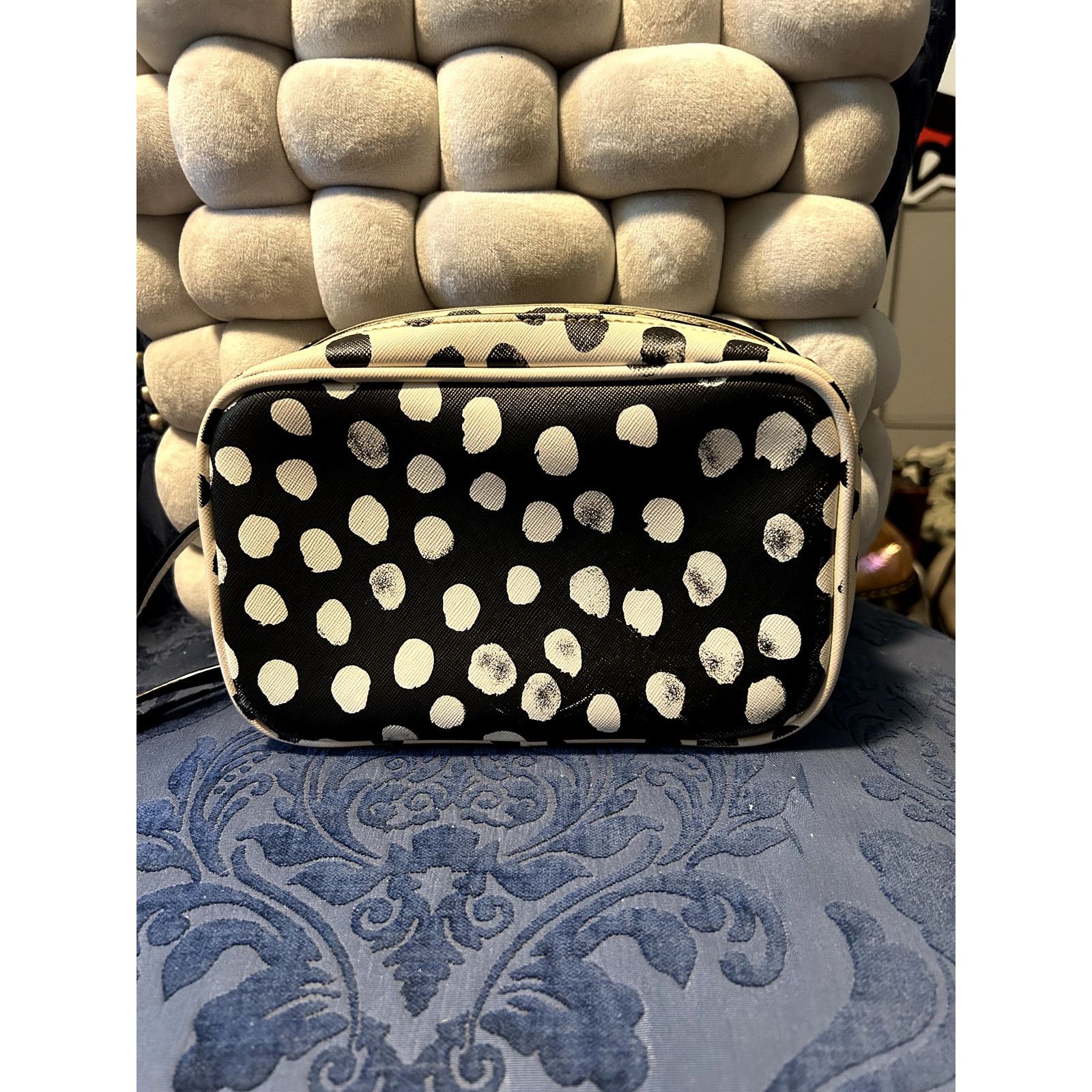 Marc by Marc Jacobs Marc by Marc Jacobs Black & White Polka Dot Camera Crossbody Size ONE SIZE - 5 Thumbnail