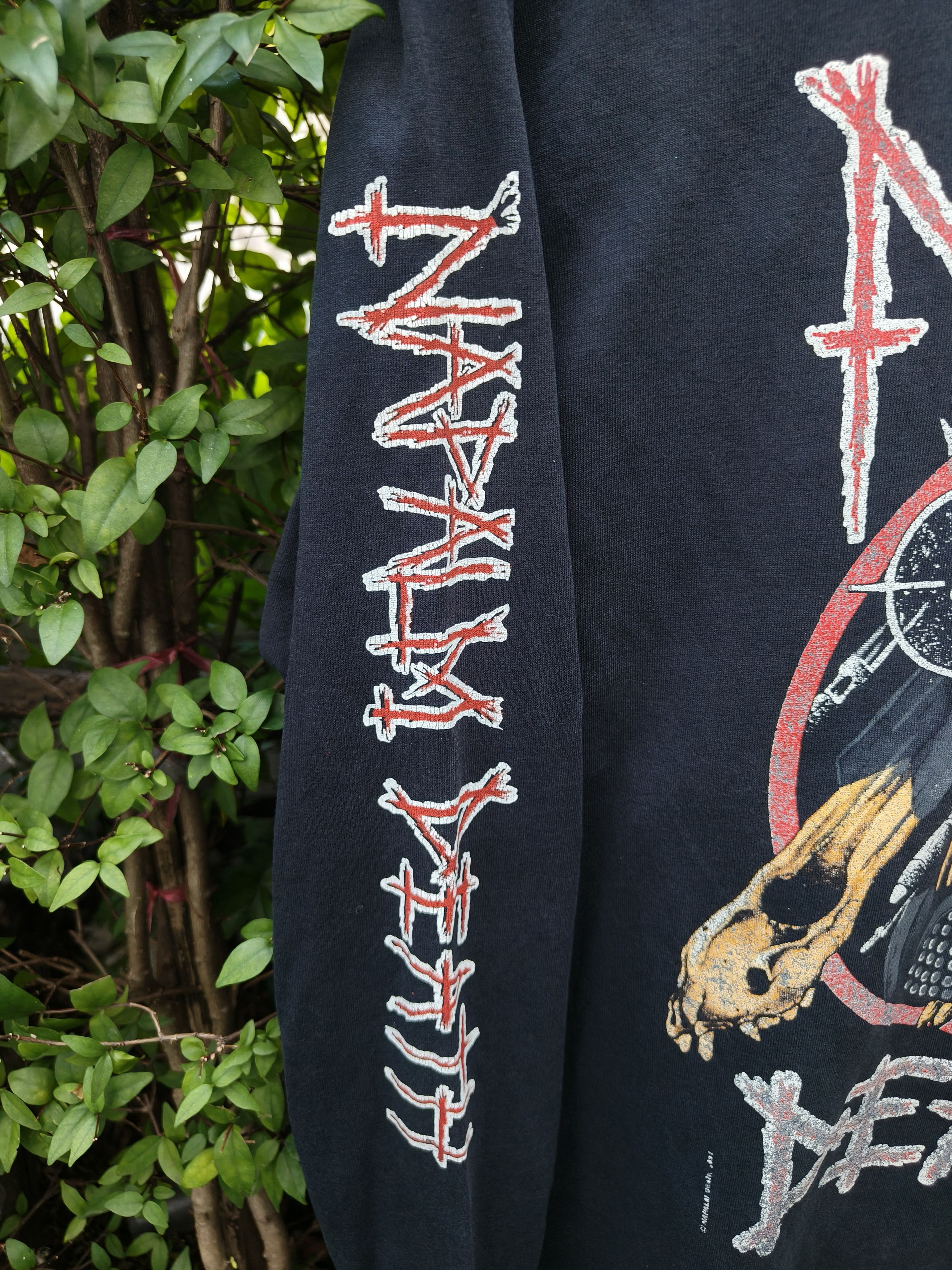 Band Tees Vintage 90s Napalm death "Us tour 1991" Ls shirt Size US L / EU 52-54 / 3 - 6 Thumbnail