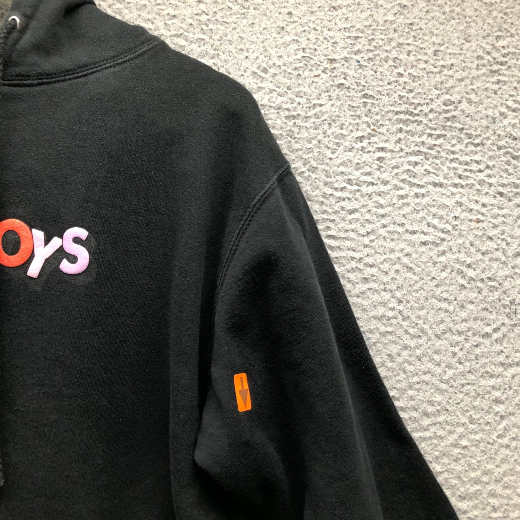 Vintage Nelk Boys Hoodie Men’s S Small Black Long Sleeve Pockets Drawstring Sweatshirt Pullover Size US S / EU 44-46 / 1 - 4 Thumbnail