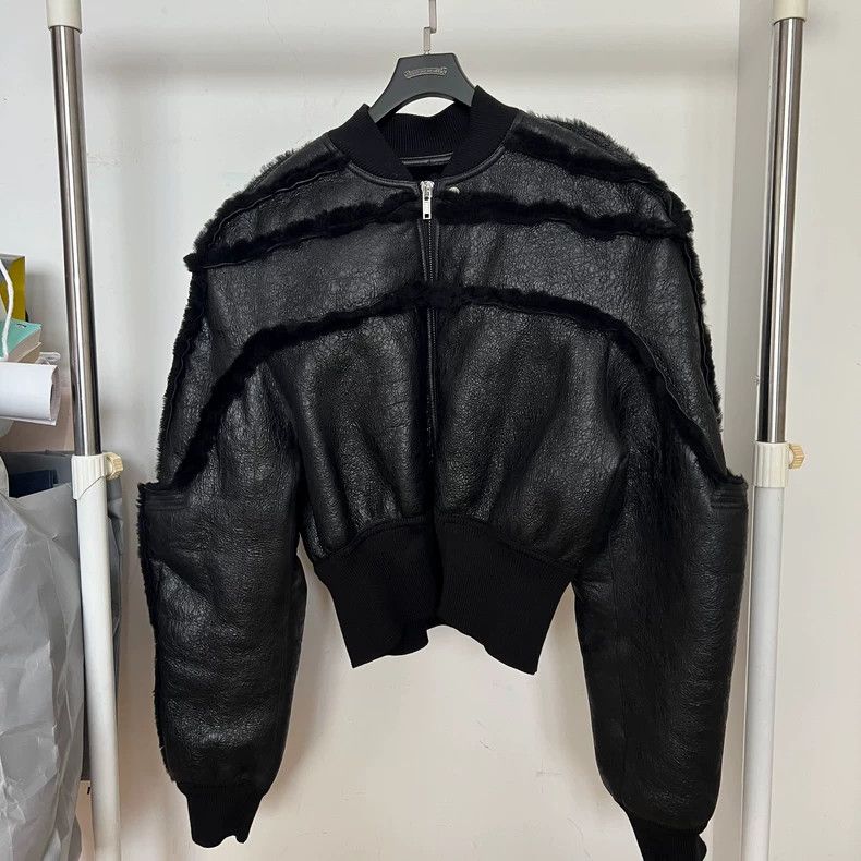 Rick Owens rick owens Fur integrated bomber jacket 2501-Nextarrow Size US M / EU 48-50 / 2 - 1 Thumbnail