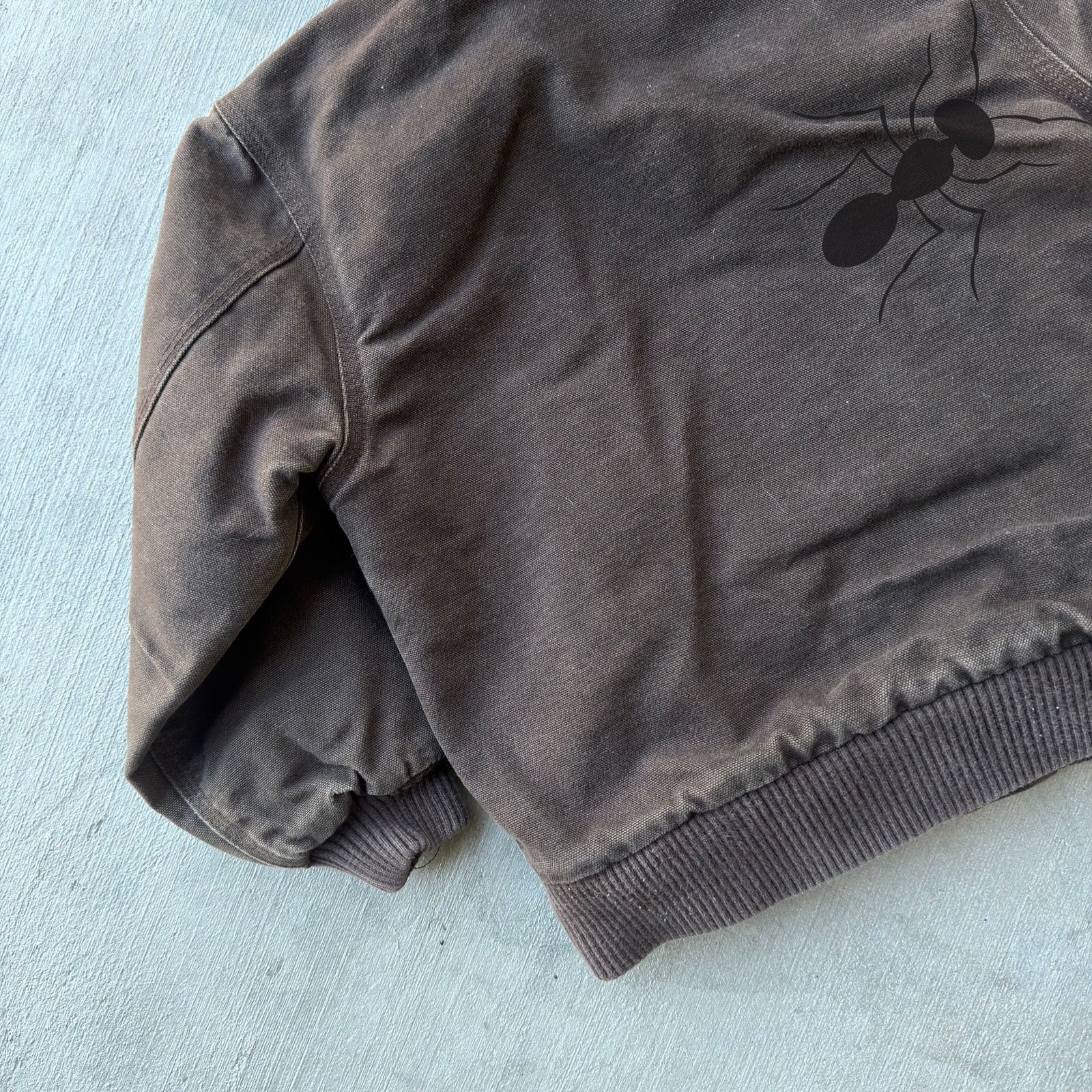 Carhartt × Vintage Vintage Y2K Carhartt YOUTH brown hooded work wear jacket Size US XXS / EU 40 - 7 Thumbnail