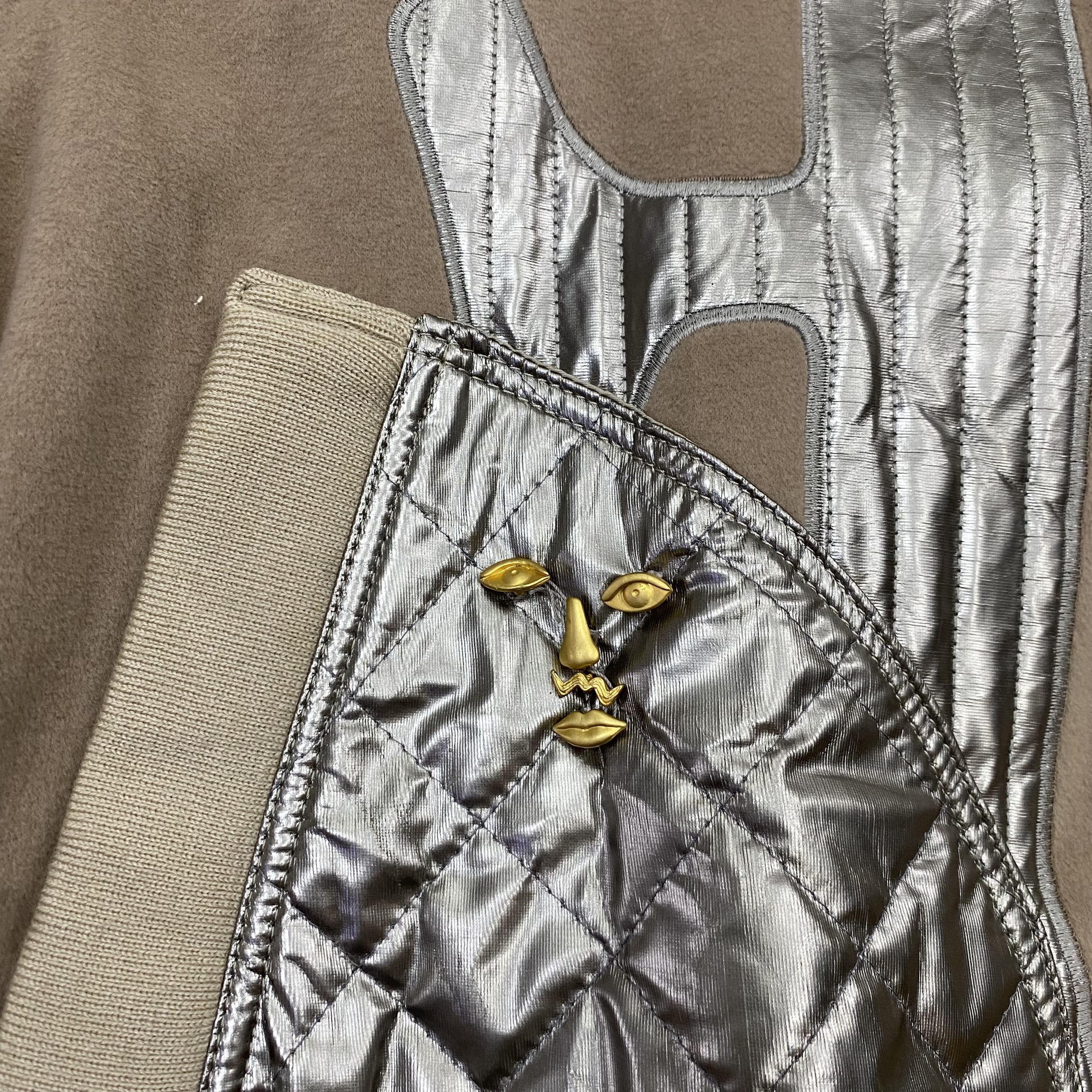 Japanese Brand × Vintage Vintage Farnese Fleece Jacket Patchwork Size US XL / EU 56 / 4 - 8 Thumbnail