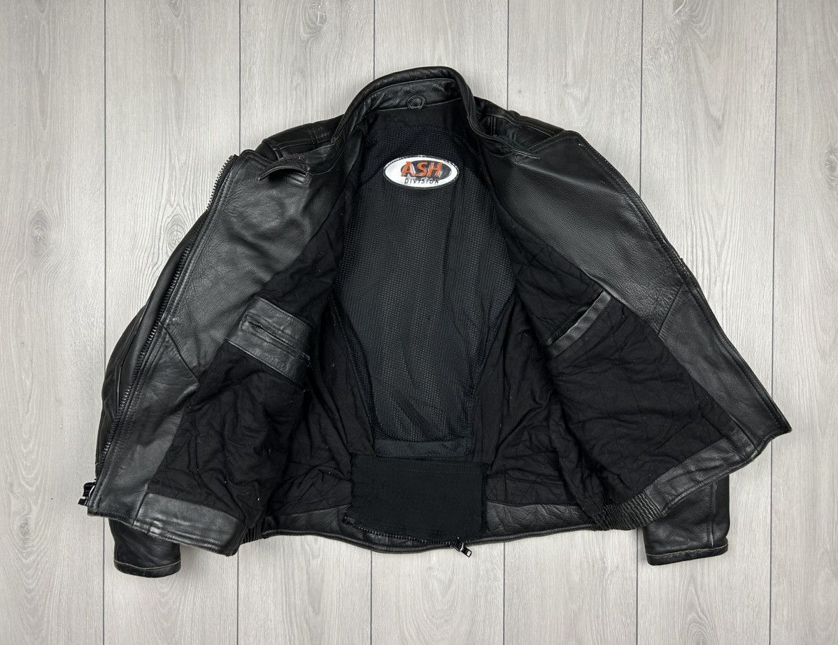 Vintage ASH racing vintage leather biker jacket Size US M / EU 48-50 / 2 - 5 Thumbnail