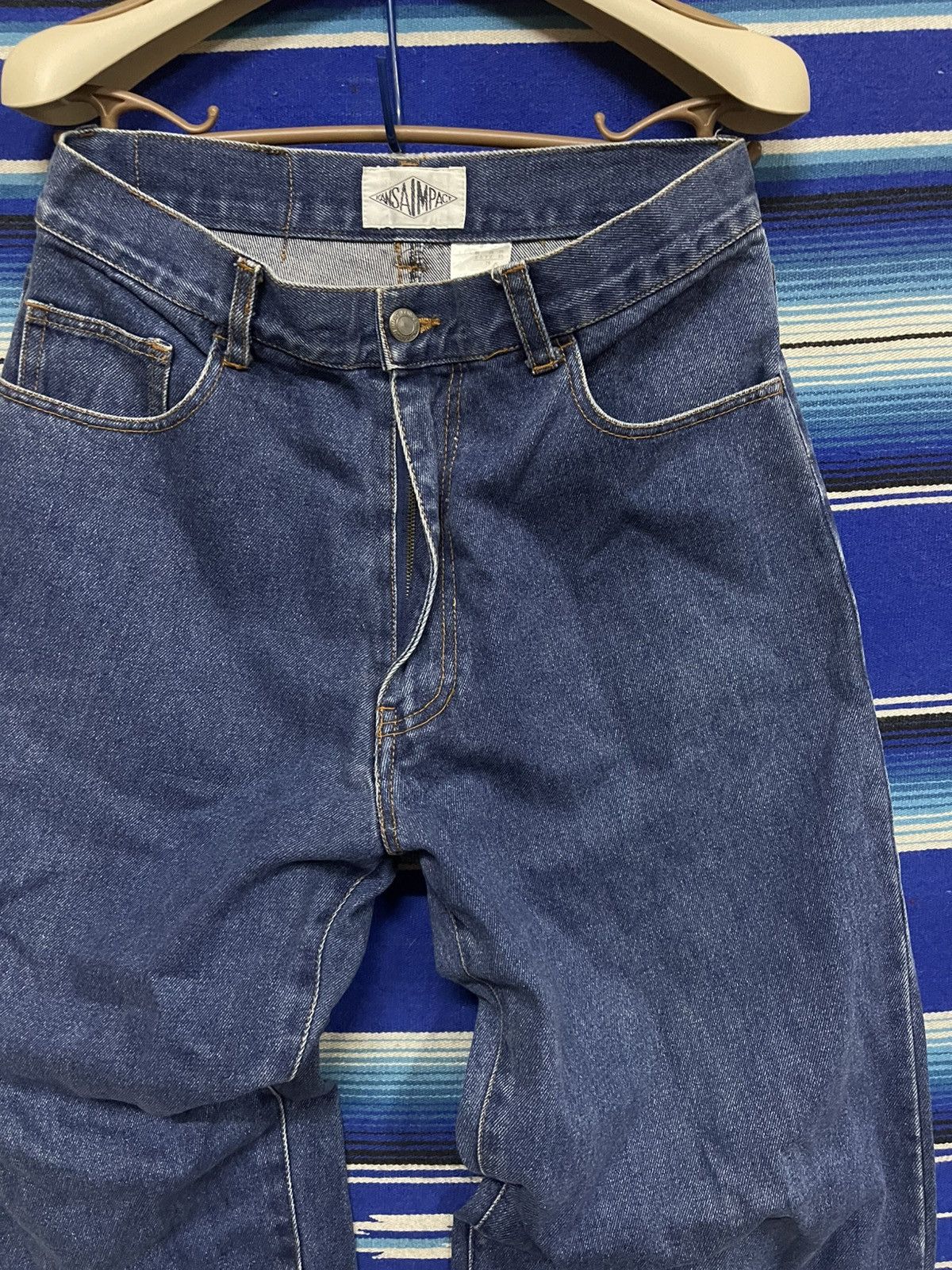 Japanese Brand × Kansai Yamamoto × Vintage 🔥vintage 90s KANSAI IMPACT Denim Size US 32 / EU 48 - 2 Thumbnail