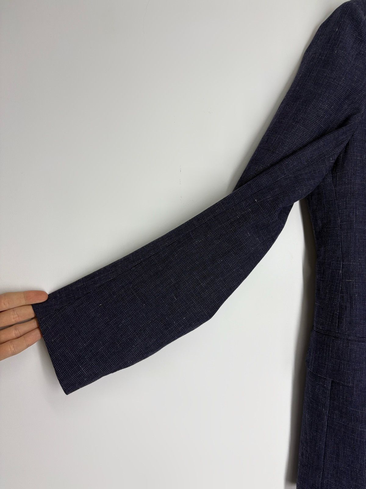 Boggi Boggi Linen Wool Blue Blazer Jacket Men’s 48R Size 48R - 10 Thumbnail
