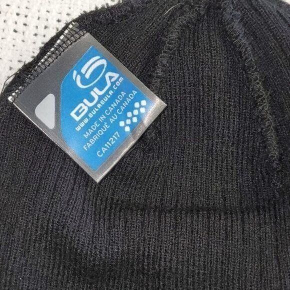Designer Bula Black Embroidered Logo "B" Ski Beanie Hat Size ONE SIZE - 5 Thumbnail