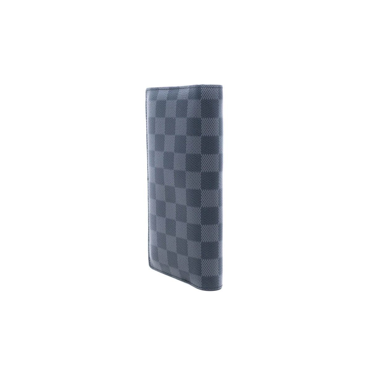 Louis Vuitton 675$MRP LOUIS VUITTON Brazza Damier Graphite Canvas Wallet Size ONE SIZE - 3 Thumbnail