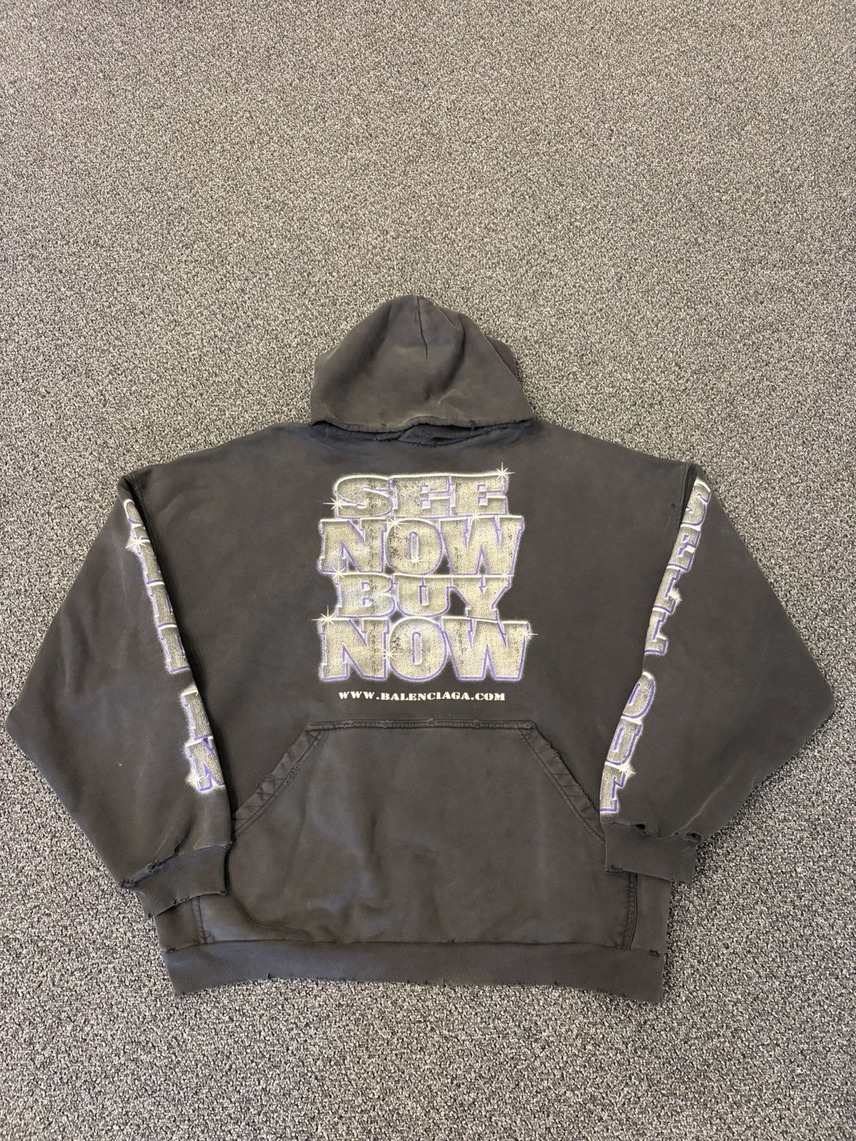 Balenciaga Balenciaga "See Now Buy Now" Hoodie Size US M / EU 48-50 / 2 - 1 Thumbnail