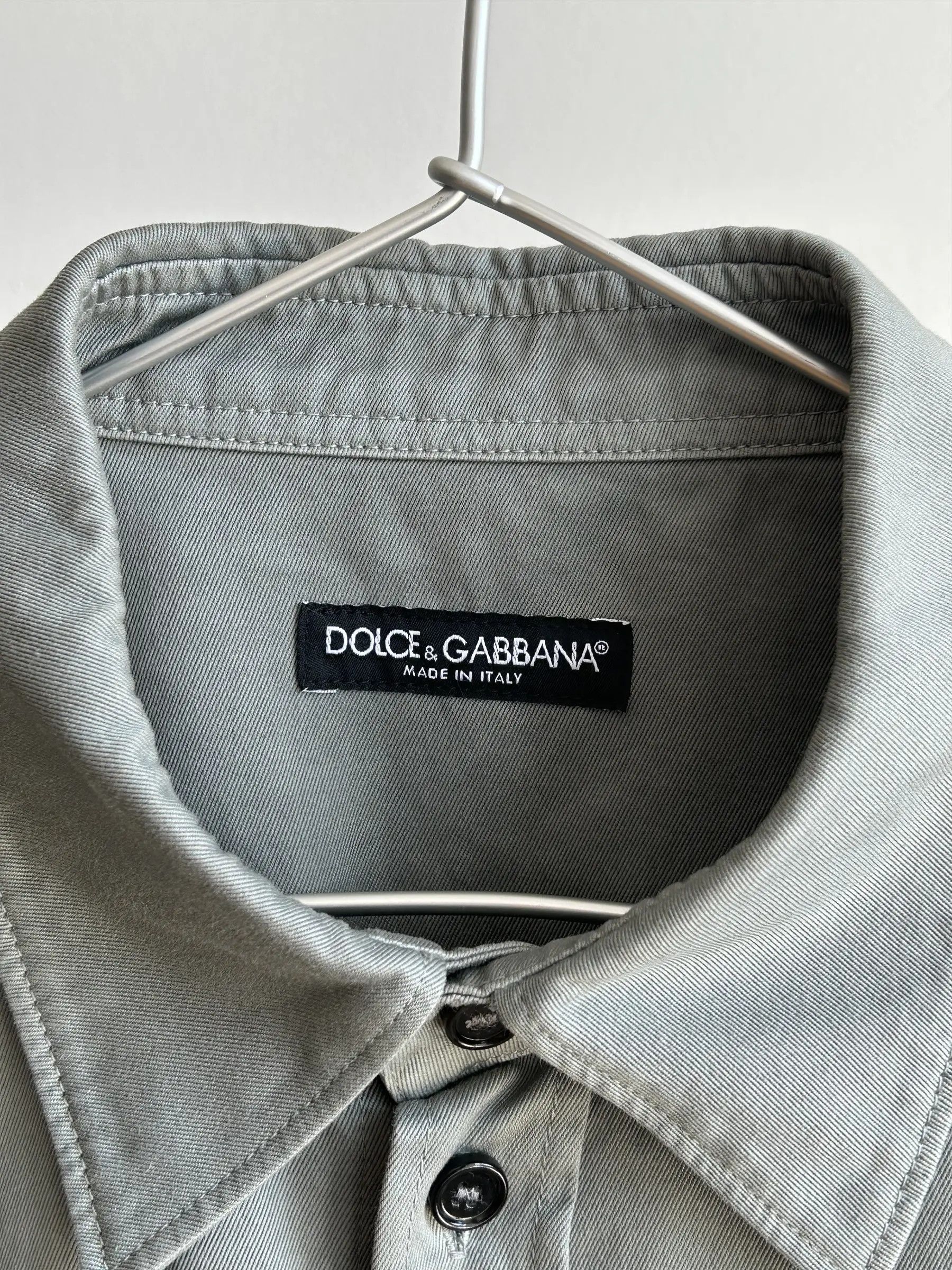 Dolce & Gabbana DOLCE GABBANA Shirt Seam Detail S/S 2024 Jacket Heavy E0449 Size US M / EU 48-50 / 2 - 5 Thumbnail