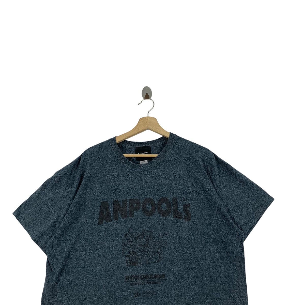 Vintage KOKOBAKIA JAPAN DESIGNER Grunge Rock Anpools Tee Shirt Top Size US XL / EU 56 / 4 - 2 Thumbnail