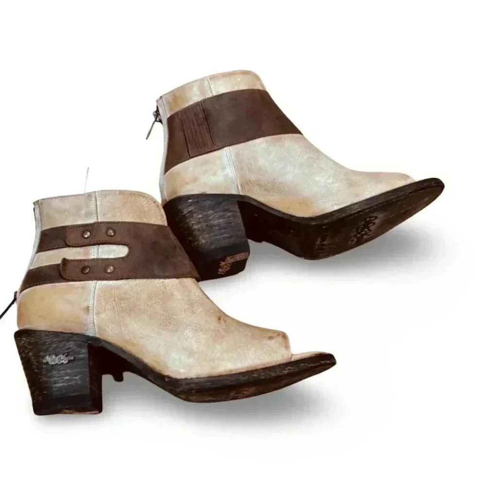 Other Miss Macie Distressed Leather Ankle Boots NWT Size US 9 / IT 39 - 5 Thumbnail