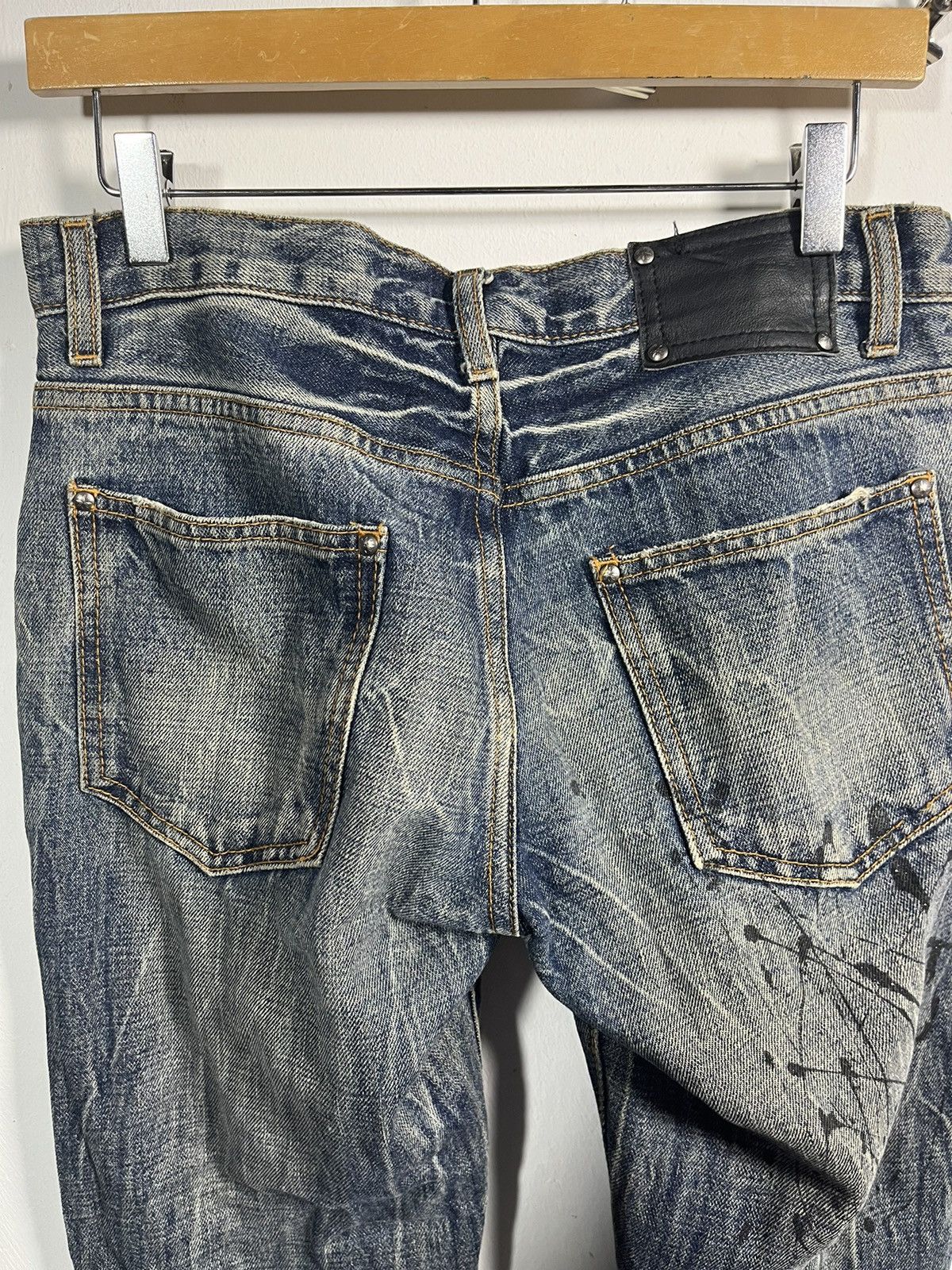 Japanese Brand Rare ‼️Bootcut Denim Butterfly Jeans Y2k style Size 31" - 6 Thumbnail
