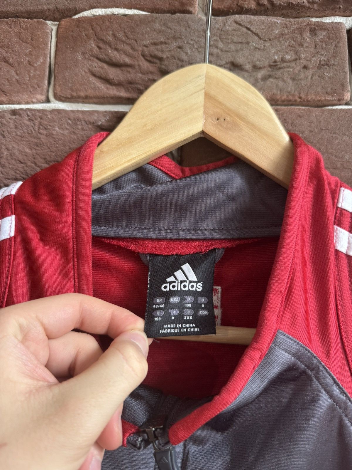 Adidas ADIDAS Dansk Boldspil Union Denmark Track Jacket Soccer 2004 Size US XXL / EU 58 / 5 - 7 Thumbnail