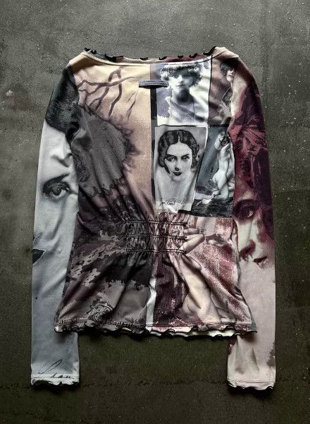 Jean Paul Gaultier Jean Paul Gaultier Portrait Mesh Top Size US S / EU 44-46 / 1 - 2 Thumbnail