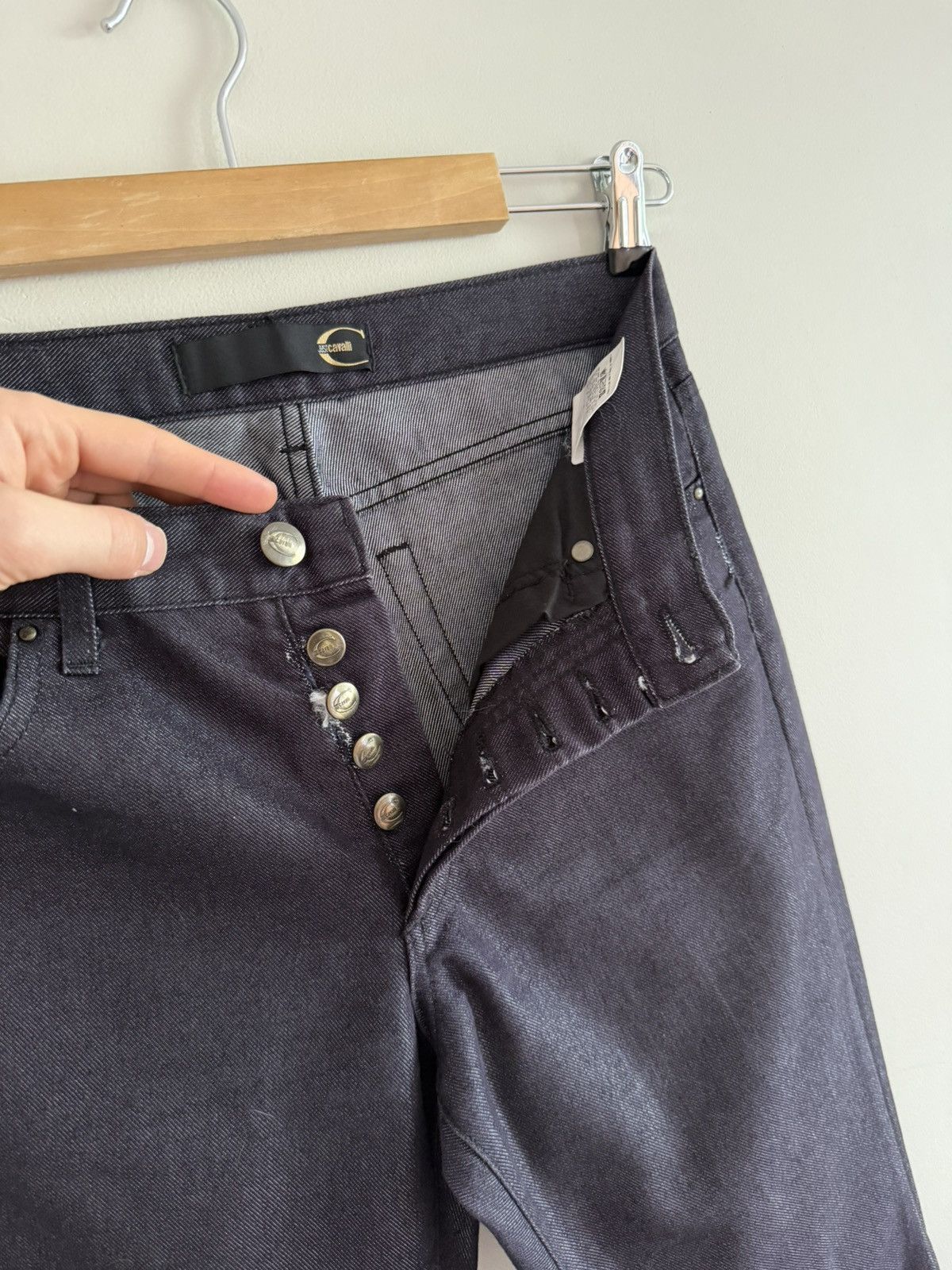 Just Cavalli Vintage Y2K Just Cavalli Dark Wash Bootcut Jeans Size 27" / US 4 / IT 40 - 3 Thumbnail