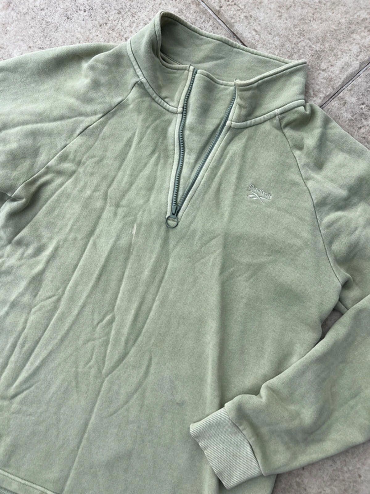 Reebok Vintage Reebok Quarter Zip Up Sweater Size US M / EU 48-50 / 2 - 5 Thumbnail