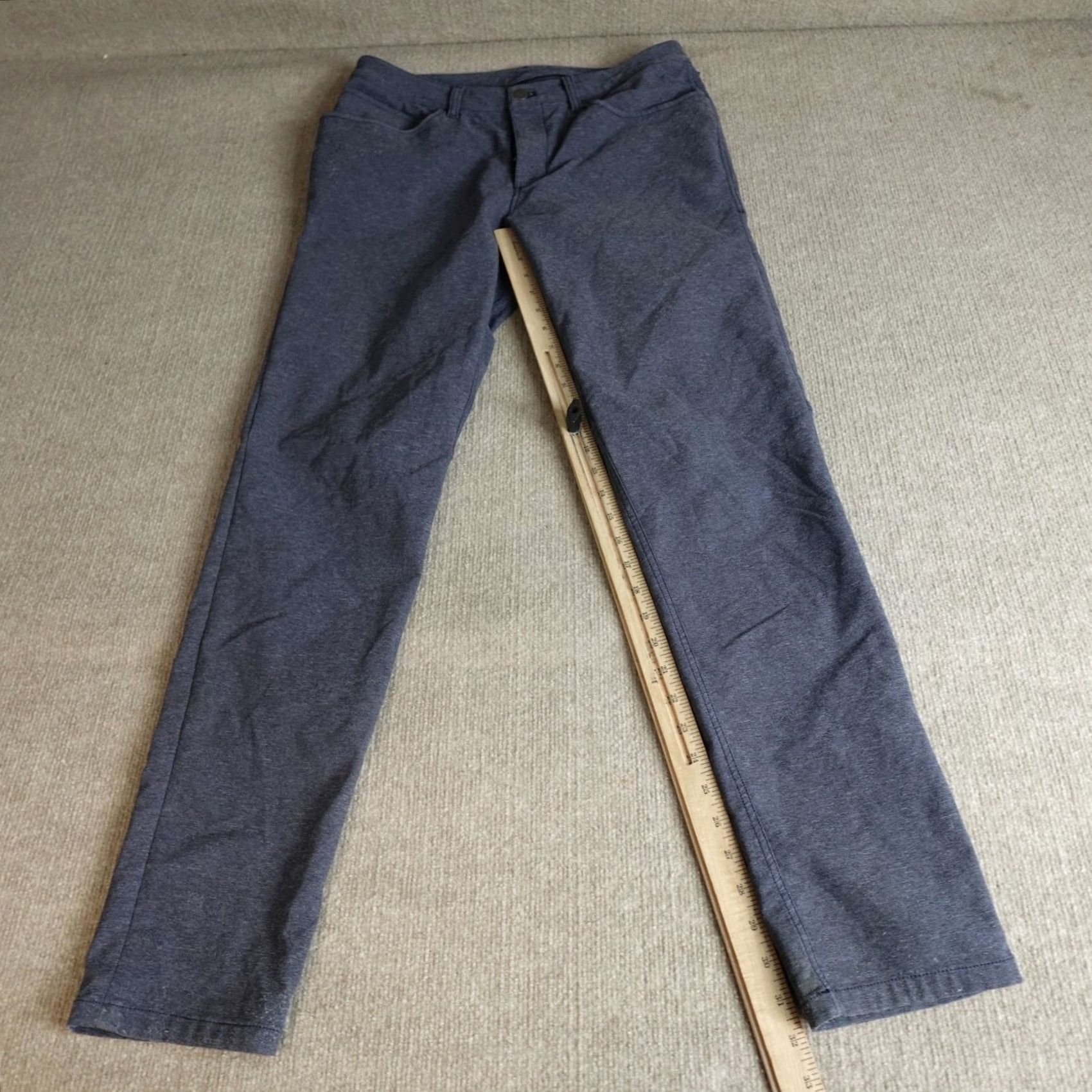 Lululemon Lululemon Mens Pants 32 Blue ABC Skinny Tech Canvas 34 Pant Shoes? Size US 32 / EU 48 - 3 Thumbnail