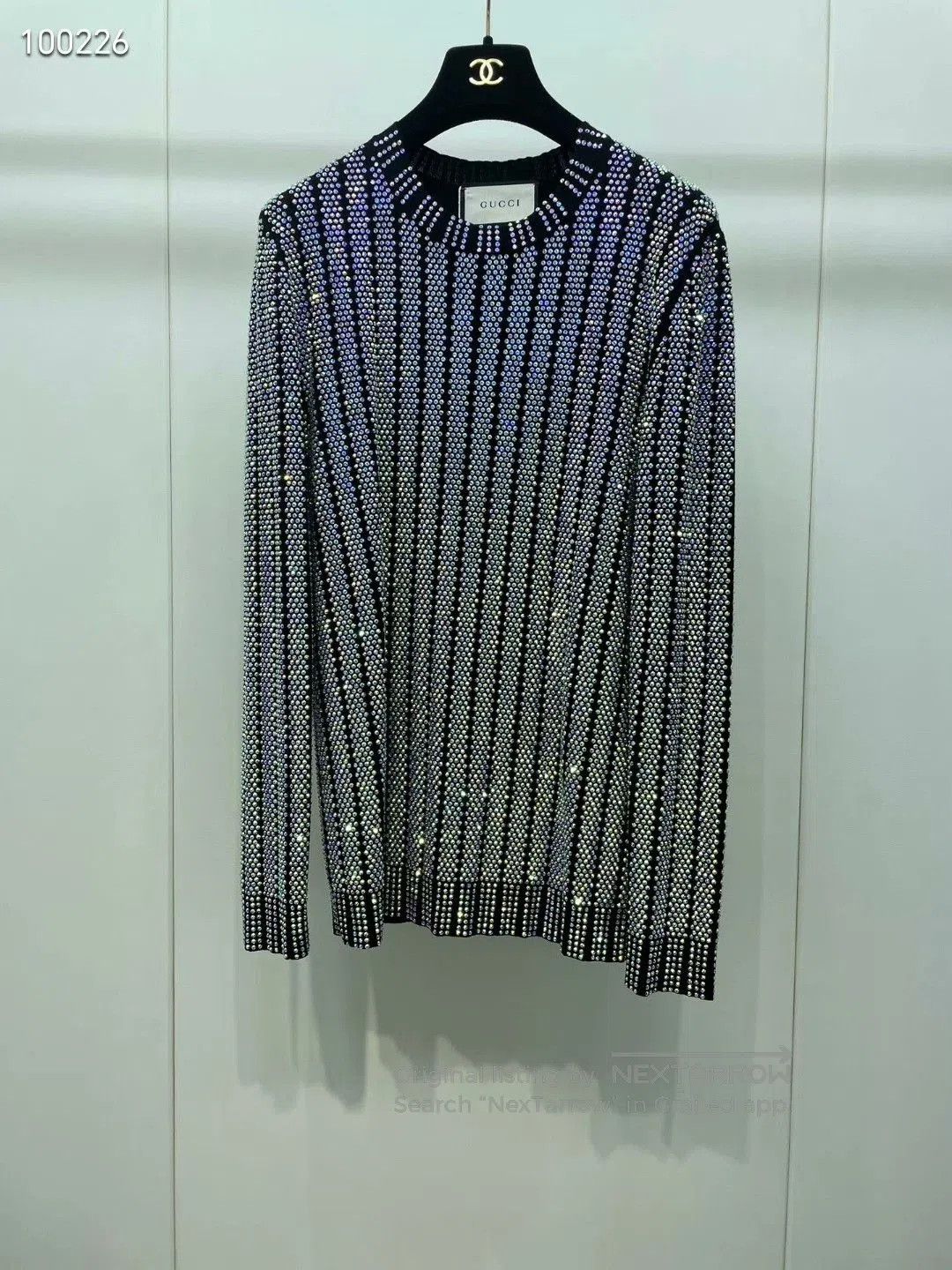 Gucci Gucci Full Diamond Top. Size M / US 6-8 / IT 42-44 - 1 Thumbnail