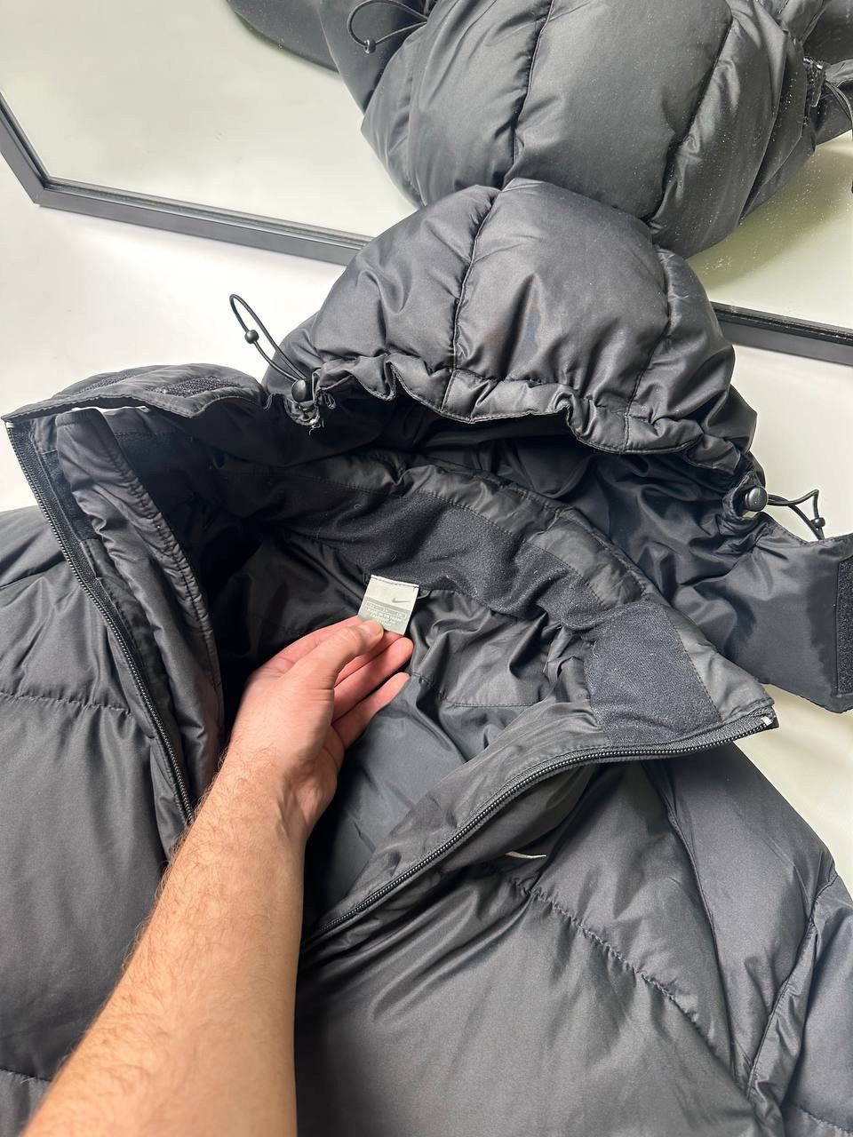 Nike 90s Vintage Nike Down Puffer Jacket Black NEW CONDITION 🔥 Size US L / EU 52-54 / 3 - 6 Thumbnail