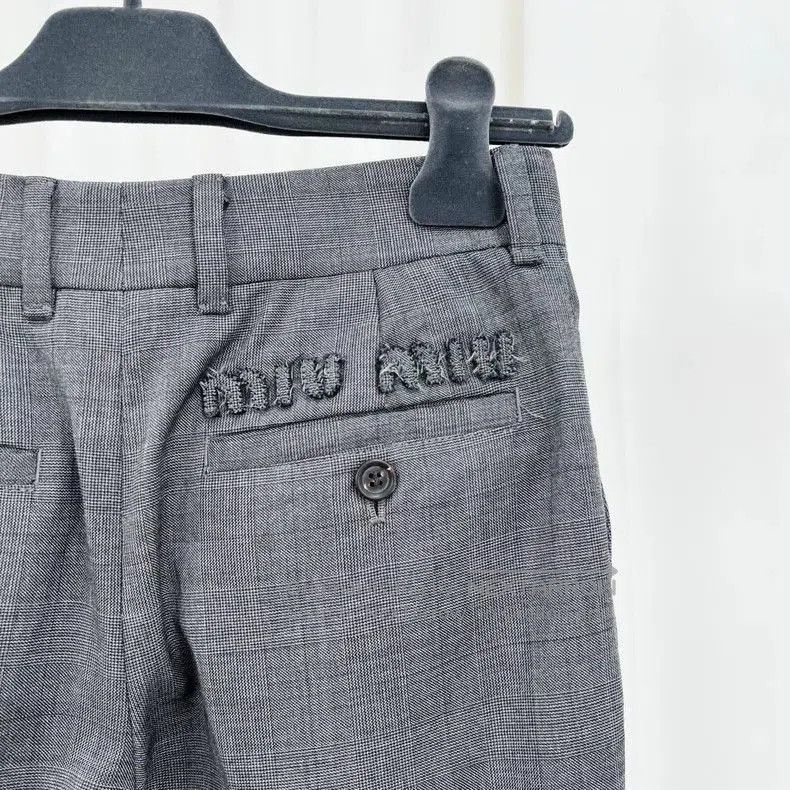 Miu Miu Miu Miu Embroidered Letter Casual Trousers. Size US 38 / EU 54 - 5 Thumbnail