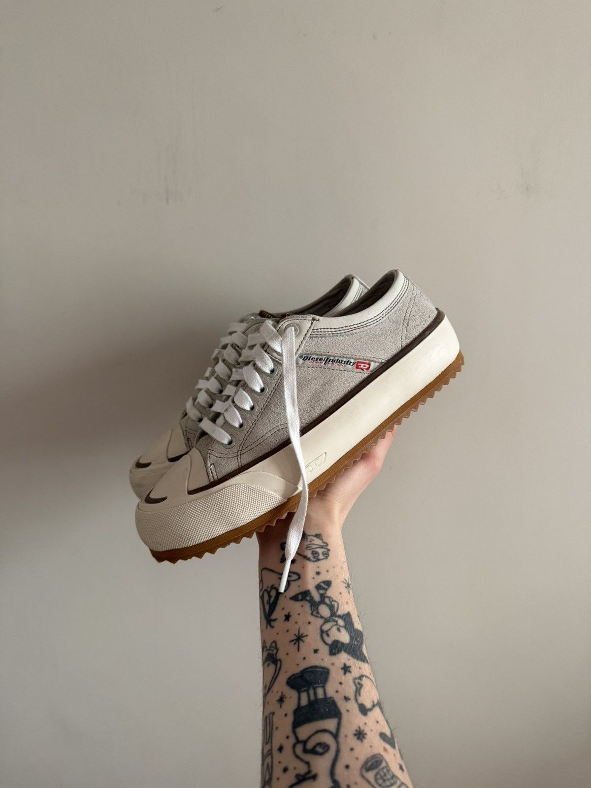 Diesel Vintage Diesel Y2K Suede Platform Sneakers Size US 7.5 / EU 40-41 - 1 Thumbnail