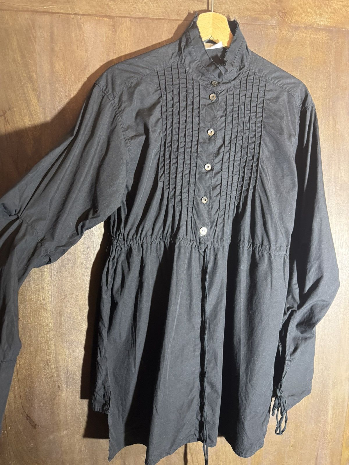 Ann Demeulemeester ann demeulemeester vintage black cotton shirt dress 40 Size M / US 6-8 / IT 42-44 - 5 Thumbnail