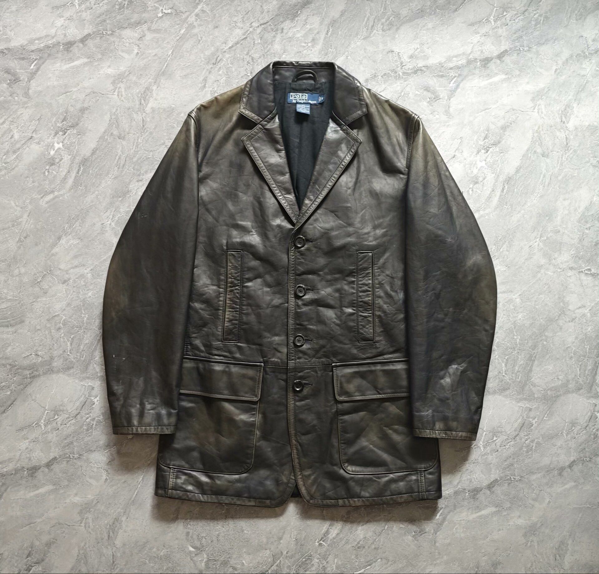 Polo Ralph Lauren soft black leather jacket by polo ralph lauren Size US M / EU 48-50 / 2 - 1 Thumbnail