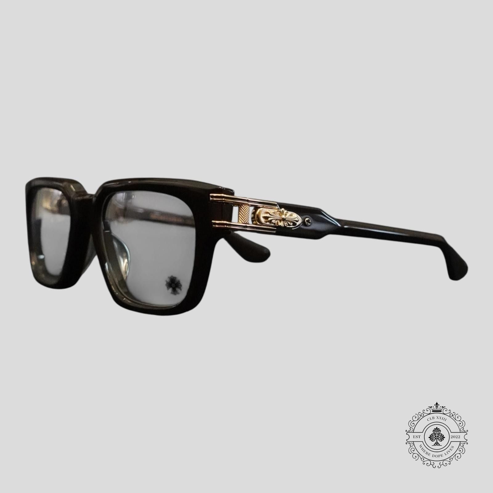 Chrome Hearts Chrome Hearts Bulge Glasses in Brown/Gold Size ONE SIZE - 1 Thumbnail