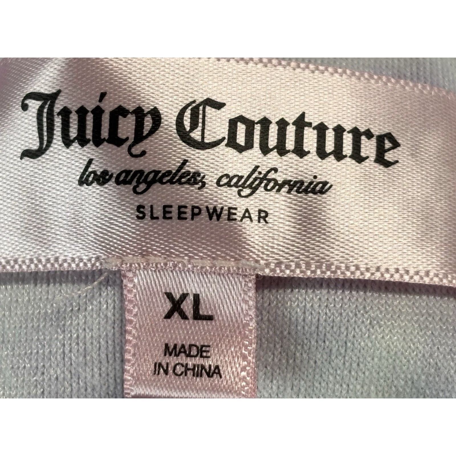 Juicy Couture VINTAGE Juicy Couture Pajama Set Velour 2 Piece Women XL Purple Tie Dye Pockets Lounge Sleepwear - Womens XL Size ONE SIZE - 6 Thumbnail