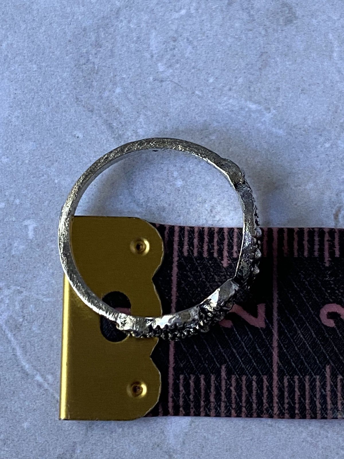 Japanese Brand × Jewelry × Vintage Vintage Ornate Drop Motif Ring - Retro Style Size ONE SIZE - 7 Thumbnail