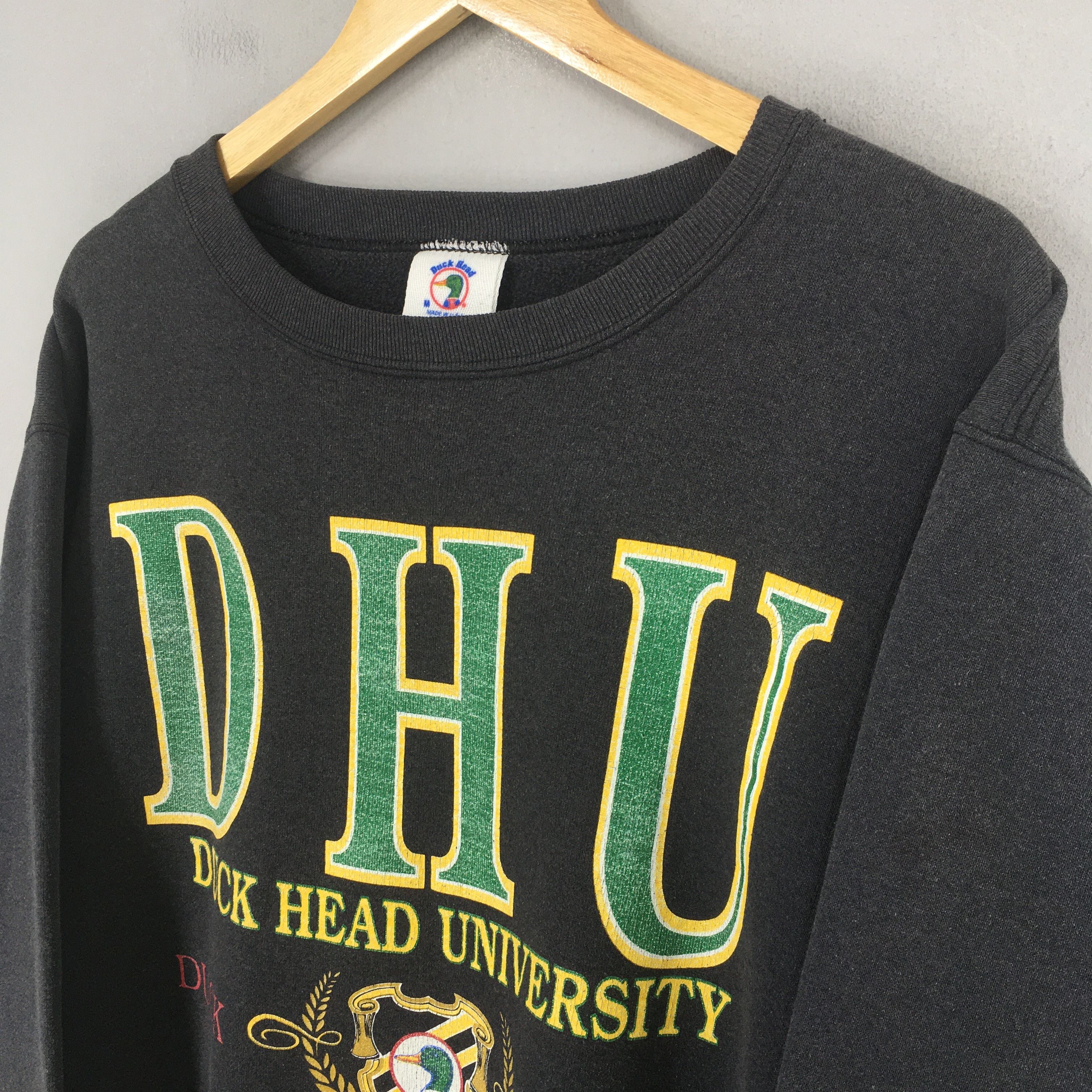 Duck Head Vintage Duck Head University Black Sweatshirt Medium Size US M / EU 48-50 / 2 - 3 Thumbnail