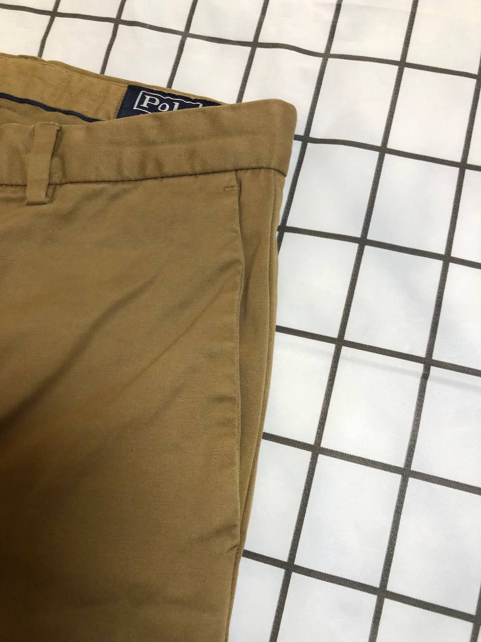 Polo Ralph Lauren Polo Ralph Lauren Mens Chino Trousers Slim Straight Beige Size US 31 - 8 Thumbnail