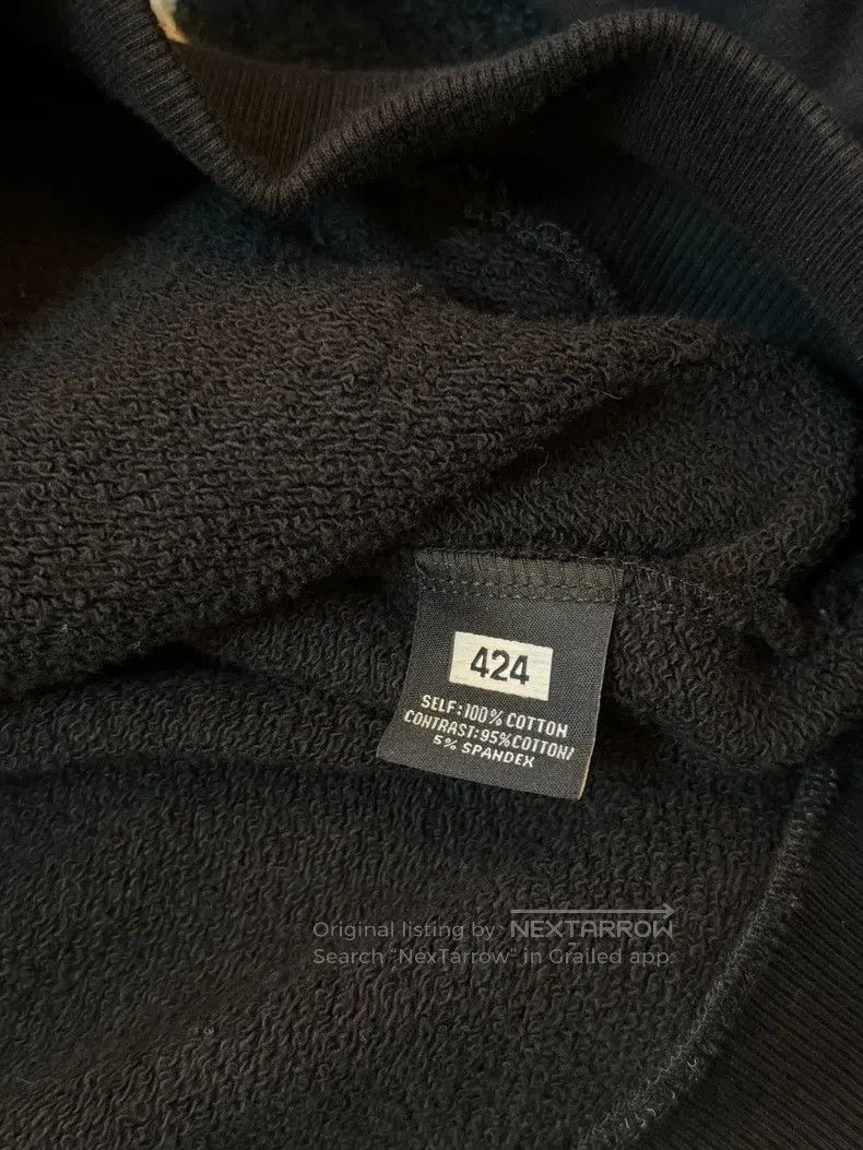 424 424 Embroidered Hoodie Size US XL / EU 56 / 4 - 5 Thumbnail