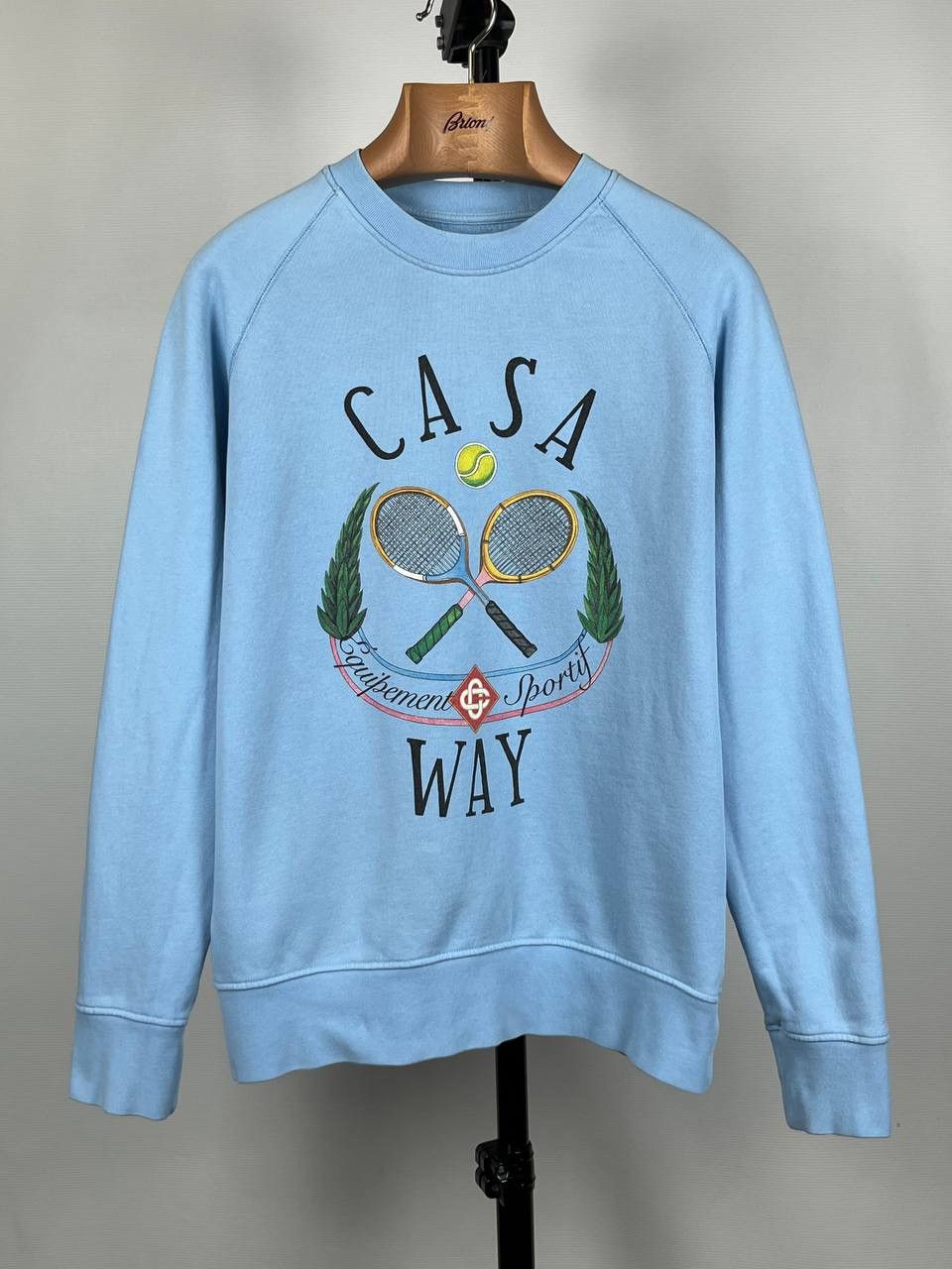 Casablanca Vintage Casablanca "Casa Way" Tennis Crewneck Sweatshirt Size US M / EU 48-50 / 2 - 1 Thumbnail