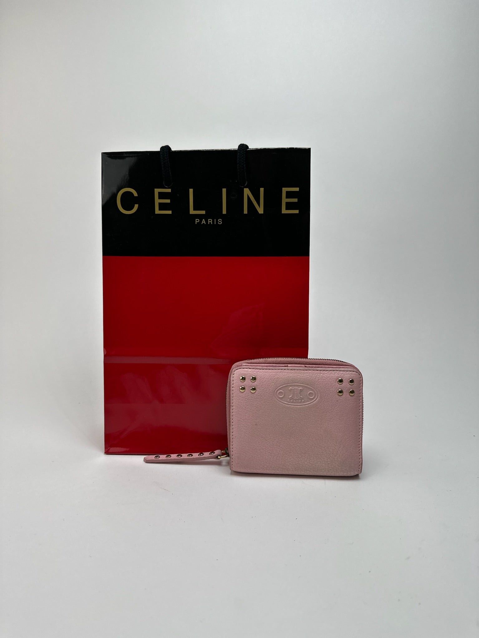 Celine Vintage Paris Leather wallet pink Size ONE SIZE - 1 Thumbnail