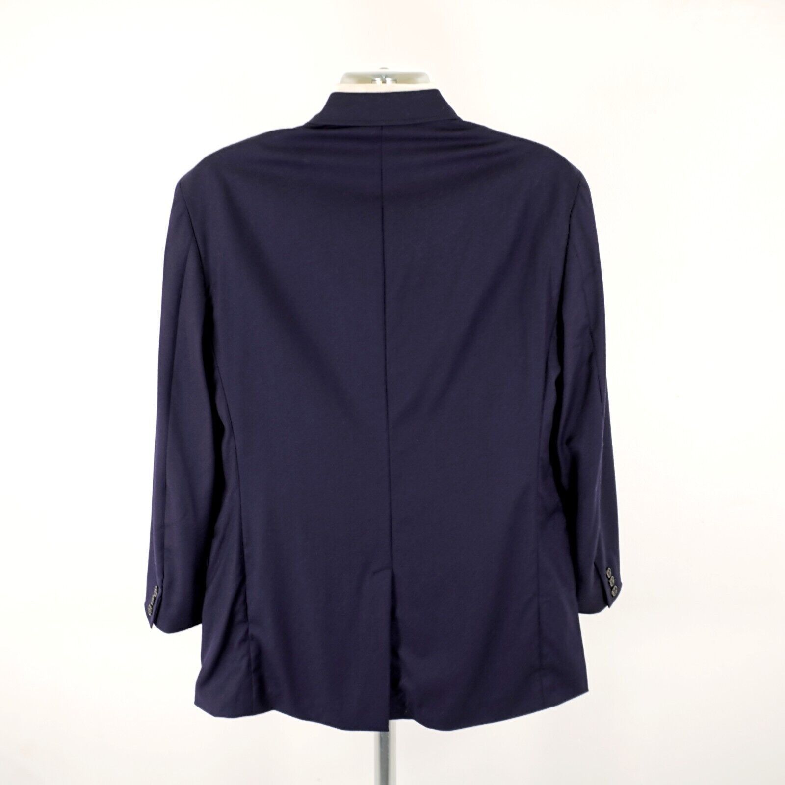 Ralph Lauren Polo Ralph Lauren Flannel Virgin Wool Italy Blue 3 Button Bl Size 40L - 7 Thumbnail