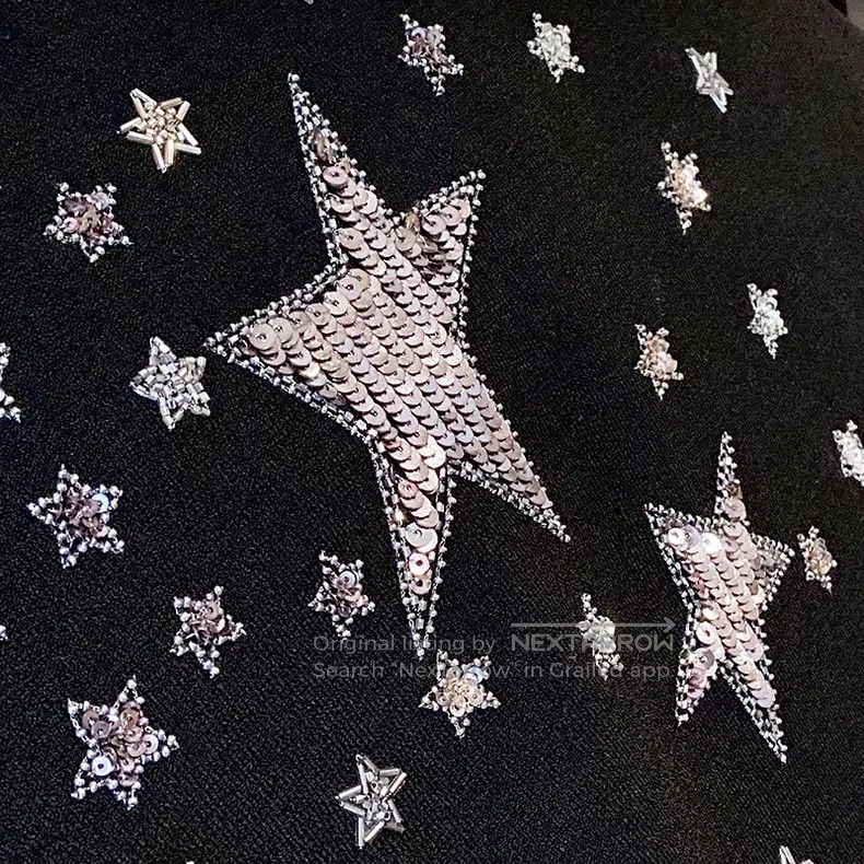 Valentino Valentino Beaded sequin cosmic star knit dress Size S / US 4 / IT 40 - 6 Thumbnail